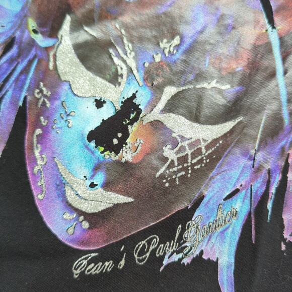 VTG Jean Paul Gaultier Womens Top Graphic Colorful Y2K Short Sleeve Tee XS RARE! - Picture 3 of 6